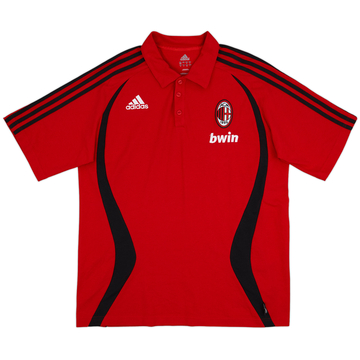 2006-07 AC Milan adidas Polo Shirt - 9/10 - (L)