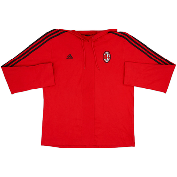 2008-09 AC Milan adidas Hooded Top - 8/10 - (L)