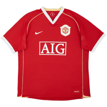 2006-07 Manchester United Home Shirt - 4/10 - (L)