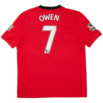 2009-10 Manchester United Home Shirt Owen #7 - 5/10 - (L)