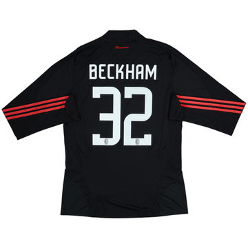 Camiseta Versión jugador L/S de la tercera equipación del AC Milan 2008-09 Beckham #32 - 5/10 - (L)