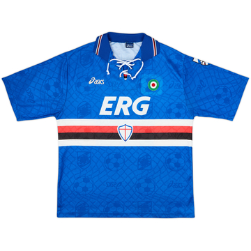 1994-95 Sampdoria Match Issue Home Shirt #14