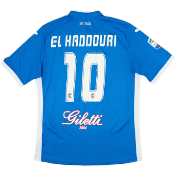 2016-17 Empoli Match Issue Home Shirt El Haddouri #10
