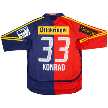Camiseta de manga larga versión jugador de la cuarta equipación de Rapid Vienna 2009-10 Konrad #33