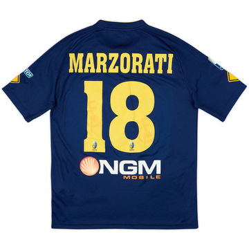 2013-14 Modena Match Issue Away Shirt Marzorati #18