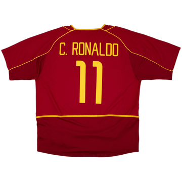 2002-04 Portugal Camiseta de local C.Ronaldo #11 - 9/10 - (XL)