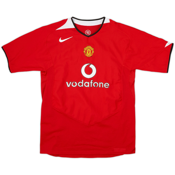2004-06 Manchester United Home Shirt - 8/10 - (L.Boys)