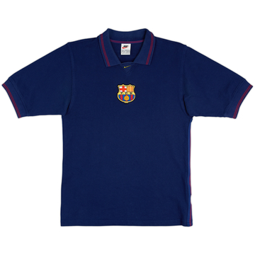 1998-99 Barcelona Nike Polo Shirt - 7/10 - (S)