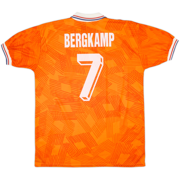 1992-94 Netherlands Home Shirt Bergkamp #7 - 9/10 - (XL)