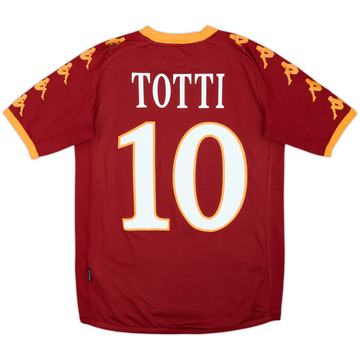 2010-11 Roma Home Shirt Totti #10 - 6/10 - (15-16 Years)