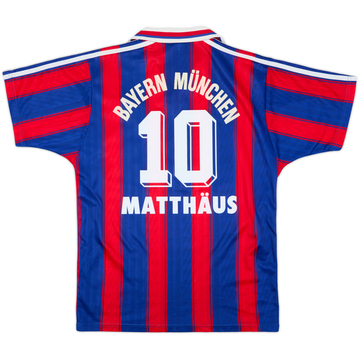 1995-97 Bayern Munich Home Shirt Matthaus #10 - 6/10 - (S)