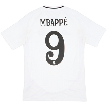 2024-25 Real Madrid Home Shirt Mbappe #9 - 8/10 - (S)