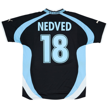 1999-00 Lazio Away Shirt Nedved #18 - 8/10 - (L)