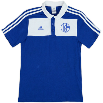 2010-11 Schalke adidas Polo Shirt - 6/10 - (S)