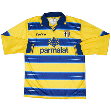 Camiseta Juvenil de local de manga larga versión de partido del Parma 1998-99 #12