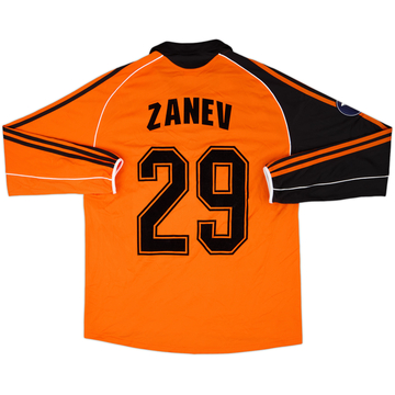 2005-06 PFK Litex Lovech Match Issue UEFA Cup Home L/S Shirt Zanev #29