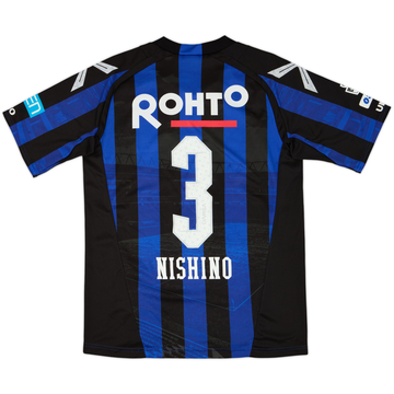 2016 Gamba Osaka Home Shirt Nishino #3 - 8/10 - (M/L)