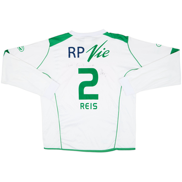 Camiseta de local de manga larga firmada del Yverdon Sport 2007-08 Reis #2 - 8/10 - (XXL)
