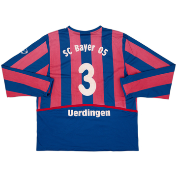 2004-05 Nike Template L/S Shirt (Bayer Uerdingen) #3 - 8/10 - (XL)