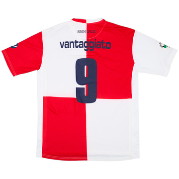 2008-10 Rimini Match Issue Home Shirt Vantaggiato #9