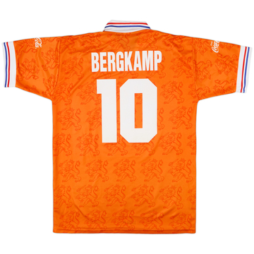 1994 Netherlands Home Shirt Bergkamp #10 - 8/10 - (XL)
