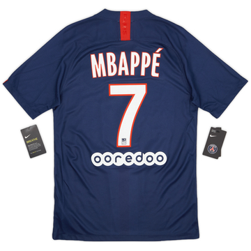 2019-20 Paris Saint-Germain Home Shirt Mbappe #7 (S)