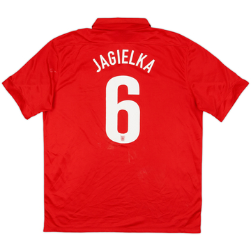 2013 England Away 150th Anniversary Shirt Jagielka #6 - 6/10 - (XL)