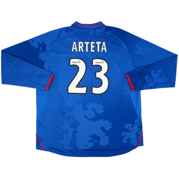 2002-03 Rangers Home L/S Shirt Arteta #23 - 10/10 - (XXL)