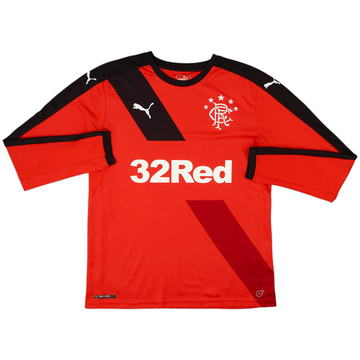 2015-16 Rangers Away L/S Shirt - 9/10 - (M)