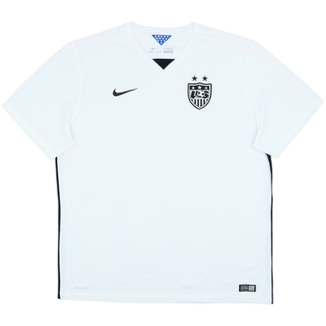 2015-16 USA Women's Home Shirt - 8/10 - (Men's XXL)