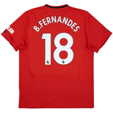 2019-20 Manchester United Home Shirt B.Fernandes #18 - 5/10 - (L)