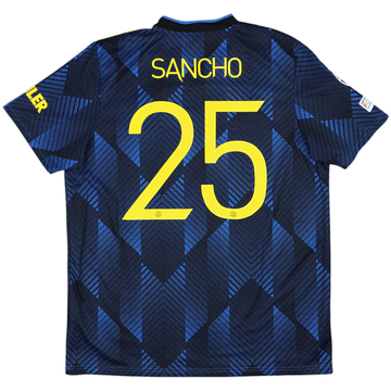 2021-22 Manchester United Third Shirt Sancho #25 - 10/10 - (XL)
