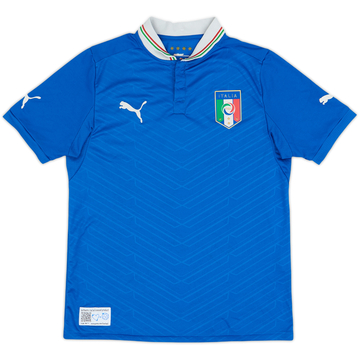 2012-13 Italy Home Shirt - 5/10 - (L.Boys)
