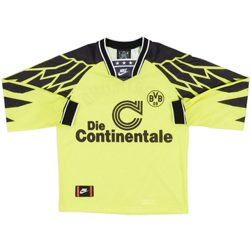 1994-95 Borussia Dortmund Home L/S Shirt - 8/10 - (S)