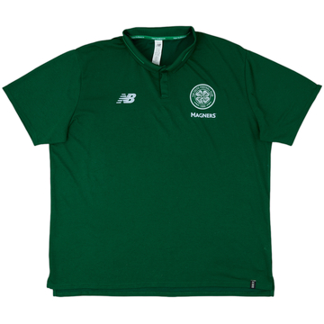 2018-19 Celtic New Balance Polo Shirt - 8/10 - (XXL)