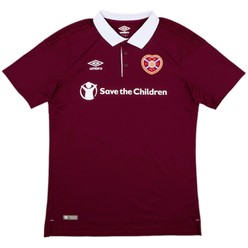 2017-18 Hearts Home Shirt - 8/10 - (L)