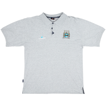 2001-02 Manchester City Le Coq Sportif Polo Shirt - 8/10 - (M)