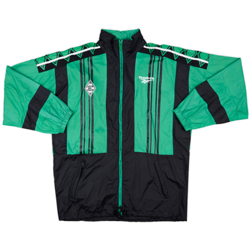 1996-97 Borussia Monchengladbach Reebok Hooded Rain Jacket - 8/10 - (L)