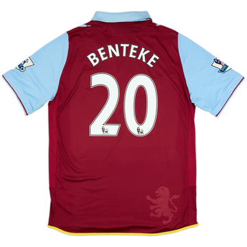 2012-13 Aston Villa Home Shirt Benteke #20 - 6/10 - (L)