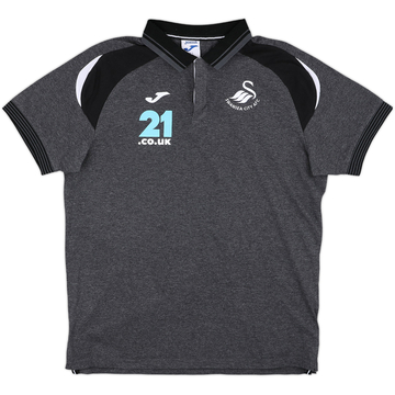 2018-19 Swansea Joma Polo Shirt - 8/10 - (L)