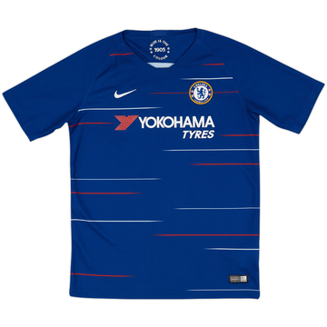 2018-19 Chelsea Home Shirt - 8/10 - (XL.Boys)