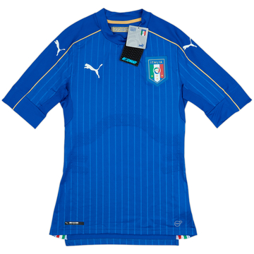 2016-17 Italy Player Issue Home Shirt (ACTV Fit) (M)