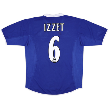 2003-04 Leicester Home Shirt Izzet #6 - 5/10 - (L)