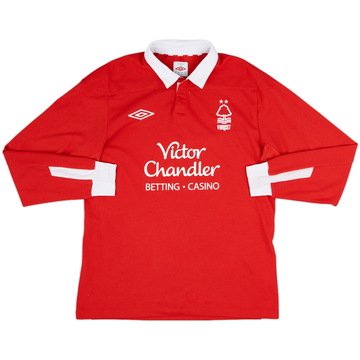 2011-12 Nottingham Forest Home L/S Shirt - 8/10 - (S)