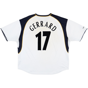 2001-03 Liverpool Away Shirt Gerrard #17 - 5/10 - (XXL)