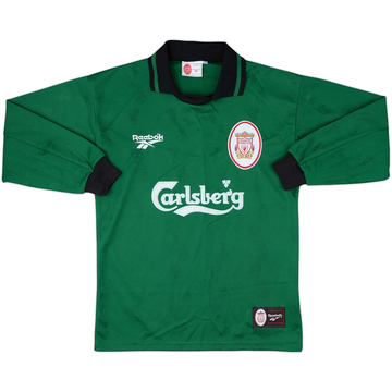 1996-97 Liverpool GK Shirt - 8/10 - (S)