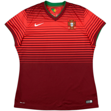 2014-15 Portugal Home Shirt - 9/10 - (Women's XL)