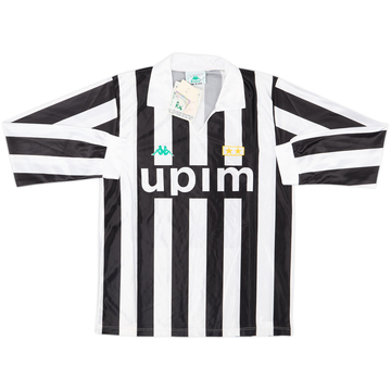 1991-92 Juventus Basic Home L/S Shirt (M)