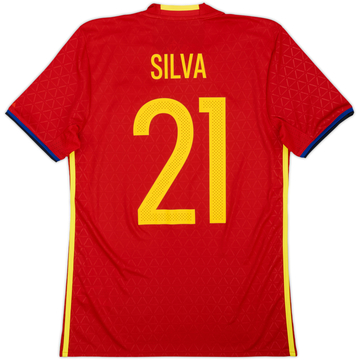 2016-17 Spain Home Shirt Silva #21 (S)