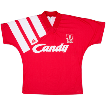 1991-92 Liverpool Home Shirt - 9/10 - (M)